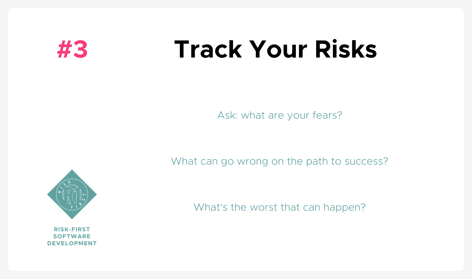 Tracking Risks